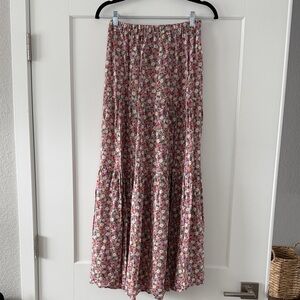 Billabong x The Salty Blonde Floral Multi-Color Maxi Skirt